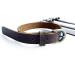 QMYBROW Real leather straps (4-pack) leather cinch straps stirrup straps multi-purpose quality hooks and loop cable ties below straps with metal buckle adjustable length (bourbon brown)