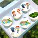 Pre-Cut Mini Golf 6A Edible Stand up Wafer Paper Cupcake Toppers Cake Decorations Birthday Party Sport (12) - Buy Online on GoSupps.com