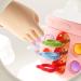 Buy Sensory Tensile Cutting Toys - Bottle-Shaped Dental Aid for Babies & Kids | Silicone Teething Toys in Sweet Pink - Buy Online on GoSupps.com