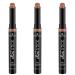 Essence the Slim Stick lipstick No. 101 nude long-lasting nourishing express results color-intensive matt vegan without perfume without alcohol without parabens 3-pack (3x1.7g) 1.7 g (3 Pack) 101 choc-O-Holic