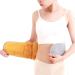 Winter Thicken Thermal Waist Warmer Back Brace Men Women Elderly Lumbar Support Belt Therapy Warm Abdominal Protector Stomach Body Wrap Band (Size : XL/X-Large)