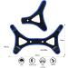 Flunyina Anti Snore Chin Strap for CPAP Users - Adjustable Head Band for Snore Reduction - Includes 5 Sleep Mouth Strips - Blue - Buy Online on GoSupps.com