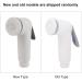 Hand Shower Bidet Spray Head - White & Black Handheld WC & Car Cleaning Solution - Buy Online on GoSupps.com
