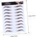 Ipetboom 4pcs Men Women Shaping Eyebrow False Like Hair for D Stimulation Water Female Eyebrows Brow - Buy Online on GoSupps.com
