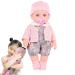 Jildouf newborn N toy handmade reborn infants |Returned newborns with clothes and pacifiers flexible hands and feet great gifts for toddlers