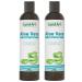 Aloe Vera Topical Gel Sunburn Relief - Soothing Moisturizer After Sun - for Face Body Hair - Made from 100% Pure Organic Cold Pressed Aloe Vera Gel For Face - with Vitamin C - Made in Canada (240 g (Pack of 2)