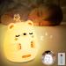 LED night light children night light baby silicone night light dimmable bedside lamp children silent light dimmable with timer touch switch remote control for baby room bedroom children's room