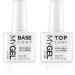MyGel Nail Gel Polish Kit with UV Lamp - 4 Colours, Top & Base Coat, Mylee Prep + Wipe Remover - White Lamp Included - Buy Online on GoSupps.com