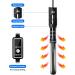 Podazz Aquarium Heater - Immersion Heating 50W 100W 300W with Protective Cover & External Temperature Controller - Safe Quartz Glass for Fish & Turtles - Buy Online on GoSupps.com