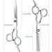 ANGNYA Hairdressing Scissors Set Hair Scissors Stainless Steel Barber Texturizing Scissors with Leather Case 6.0 Inch Silver - Buy Online on GoSupps.com