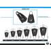 Arena Powerfin PRO Swim Training Fins 11-11.5 Black - Top Performance Swim Fins - Buy Online on GoSupps.com