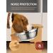 Vantic Adjustable Elevated Dog Bowls Stand with Stainless Steel Bowls - Durable Bamboo Raised Feeder for Dogs and Cats - Buy Online on GoSupps.com