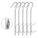 ACONDE Smoking Hooks 5 Pack Stainless Steel Smoking Hooks for Hanging Smoked Fish Meat Sausage Etc 21cm