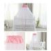 CdyBox Pink Mosquito Net Canopy for Kids - Breathable Crib Bed Curtains for Bedroom Decor - Buy Online on GoSupps.com