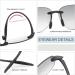 Buy Miryea Borderless Bifocal Reading Glasses - UV400 Protection Sunglasses for Men & Women | Classic Vintage Style in Black & Brown | 2 Pairs 2.5x - Buy Online on GoSupps.com