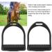 Horse Stirrup 1 Pair Black High Strength Durable Quality Plastic Riding Stirrups for Children to Ride Horse(Small) - Buy Online on GoSupps.com