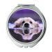Mirror Travel Mirror Dog Water Wet Animals Animal Nature Summer Pocket Mirror portable mirror