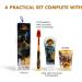 Mr. White Jurassic World Travel-Friendly Beutel Set for Kids | Toothbrush Suction Cup Mint Toothpaste & Cup | Perfect for Global Shipping - Buy Online on GoSupps.com