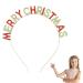 Christmas Rhinestone Headbands Merry Christmas Headband Xmas Hair Hoops Shinny Crystal Merry Christmas Crown Xmas Gifts for Girls Christmas Headpiece Christmas Party Supplies Y9SDFGBY (Red&Green)