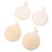 FRCOLOR 4 Pcs Exfoliating Pads Loofah Face Face Brush Removing Dead Skin Pad Facial Massager Pads Bath Scrubber Sponge Round Face Exfoliator Pads Washbasin Numb Clean
