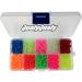Qualy Fishing Beads Assorted Plastic Glass Red Yellow Mix Color Luminous Glow 1000Pcs - 4mm 6mm 6.5mm 8mm 10mm 12mm - Buy Online on GoSupps.com