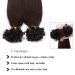 SEGO Extensions Real Hair Keratin U-Tip Remy Human Hair - 50 Strands Medium Brown #4 22 Inch (56cm) 50g - Buy Online on GoSupps.com