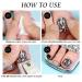 RODAKY Glossy White Press On Toe Nails for Women - 24PCS Fashion False Toenail Full Cover Acrylic Foot Nails - Buy Online on GoSupps.com