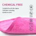 Makeup Remover Cloths (4 Count) - Reusable Microfiber Towels for Fast Drying & Gentle Cleansing - Buy Online on GoSupps.com