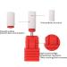 Corn Head Nail Grinding Head Nail Drill Bit Ceramic Grinding Head Manicure Tool Nails Smooth Nail Nursing Tool For Nail Removal and Manicure Red (Corn head F) - Buy Online on GoSupps.com