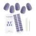 EBANKU Cured Gel Nail Strips Gel Nail Strips Long Lasting Waterproof Real Nail Polish Strips Wraps Stickers with Cuticle Stick Nail File Nail Wipes & Sealing DIY Gel Nail Strips (BSS-0042)