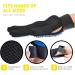 EJG Pet Grooming Gloves with Hair Removal Brush - Deshedding and Dematting Tool for Dogs, Cats, and Horses - Long & Short Fur - 1 Pair - Buy Online on GoSupps.com