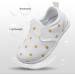 JOINFREE Unisex Baby Sneakers | Infant Slip On First Walking Shoes | Toddler Casual Crib Shoes 2-2.5 Years | White Dot - Buy Online on GoSupps.com