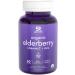 Sports Research Organic Elderberry Vitamin C + Zinc Natural Berry Flavors 60 Gummies