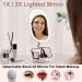 WILIT Vanity Mirror with Lights - LED Lighted Makeup Mirror with Magnifying Mirror 8.27 Inch - Dimmable Lighting & Wireless Charger - Buy Online on GoSupps.com