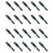20 Pieces General Shaver Cleaning Brushes Replacement Double Ended Electric Shaver Razor Cleaning Brushes Black