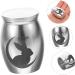 HANABASS Rabbit Urn Bunny Small Pet Urn Urns Urn for Ashes Parrot Urn Keepsake Urn Dog Urn Stainless Steel 2.50X1.50X1.50CM Silver - Buy Online on GoSupps.com