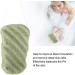 Konjac Bathing Peeling Sponge - 3 Pieces Gentle Natural Cleaning Body Massage Tool (Green) | Pure & Eco-Friendly - Buy Online on GoSupps.com