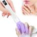 LOPHE Handheld UV Nail Lamp Small UV Lamps for Gel Nails Rechargeable USB Nail Dryer Light with LED Screen and 10s 30s 60s Timer Portable Led Nail Flashlight Gift for Women Nail Art White - Buy Online on GoSupps.com