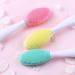 Healeved Lip Brush Tool 5pcs Exfoliating Lip Scrub Brush Double-Sided Silicone Lip Exfoliator Brush Lip Scrubber Brush for - Buy Online on GoSupps.com