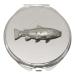 Brown Trout Compact Mirror Handbag Gift With Free Engraving 44