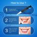 Natural Mint Teeth Whitening Pen, 10 Min Fast-Result Carbamide Peroxide, Remove Coffee & Tea Stains, Professional Dental Whitener, 2ml x 2pcs (Black) - Buy Online on GoSupps.com