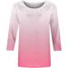oelaio Tie Dye Shirts for Women Clearance Deals Women's Casual 3/4 Sleeve T-Shirts Round Neck Cute Tunic Tops Basic Tees Pink XX-Large - Buy Online on GoSupps.com