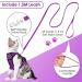 Breakproof Cat Leash Set & Adjustable Soft Vest for Kittens - Reflective Stripes & Purple Dishes (Small) - Buy Online on GoSupps.com