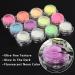 12 Colors Glow in The Dark Powder - Luminous Neon Pigment for Nail Art & Resin Craft - Buy Online on GoSupps.com