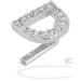 Plating English Letter D Teeth Brace Cosplay Halloween Party Teeth Decoration Jewelry (Silver Color)