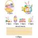 20pcs Easter Egg Carrot Rabbit Picks Cupcake Topper for Spring Bouquets - Buy Online on GoSupps.com