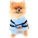 Buy Paidful Striped Dog Shirt for Small & Medium Dogs | Breathable Summer Tank Tops with Heart | Pet Clothing for Chihuahua Yorkie & Puppies (Blue L) - Buy Online on GoSupps.com