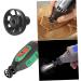 FOMIYES Cleaning Accessories 2pcs Electric Grinding Chuck Fan Dust Removal Tool Fan Tool 3x3cm Black - Buy Online on GoSupps.com