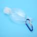 Refillable Travel Bottle 50ml Travel Empty Squeeze Bottle with Keychain Transparent Plastic Flip Cap Containers for Cosmetic Hand Sanitizer (Leaf Shape) - Buy Online on GoSupps.com
