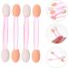 Housoutil 100pcs Eye Shadow Stick Sponge Applicator Makeup Cosmetic Make up Pink Rubber Cotton Woman Eye Patch 7.5x0.5cm Pink - Buy Online on GoSupps.com